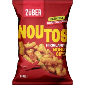 Züber Noutos Fırın Nohut Cipsi, 55 g, Chili