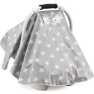 Moje Taşıma Koltuğu Ana Kucağı Örtüsü, Gri, Yıldız