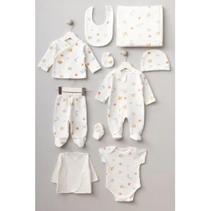 Bebitof Panter 10 Parça Hastane Çıkışı, Ekru