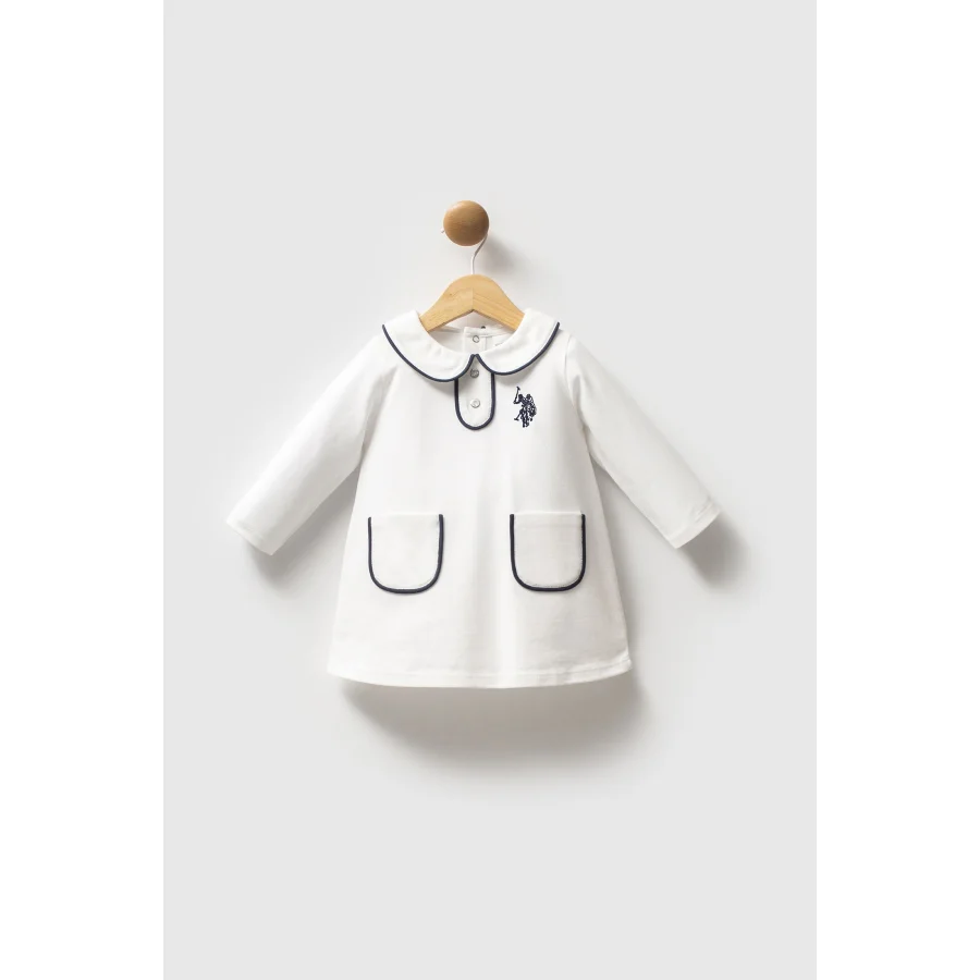 U.S. Polo Elbise, Beyaz