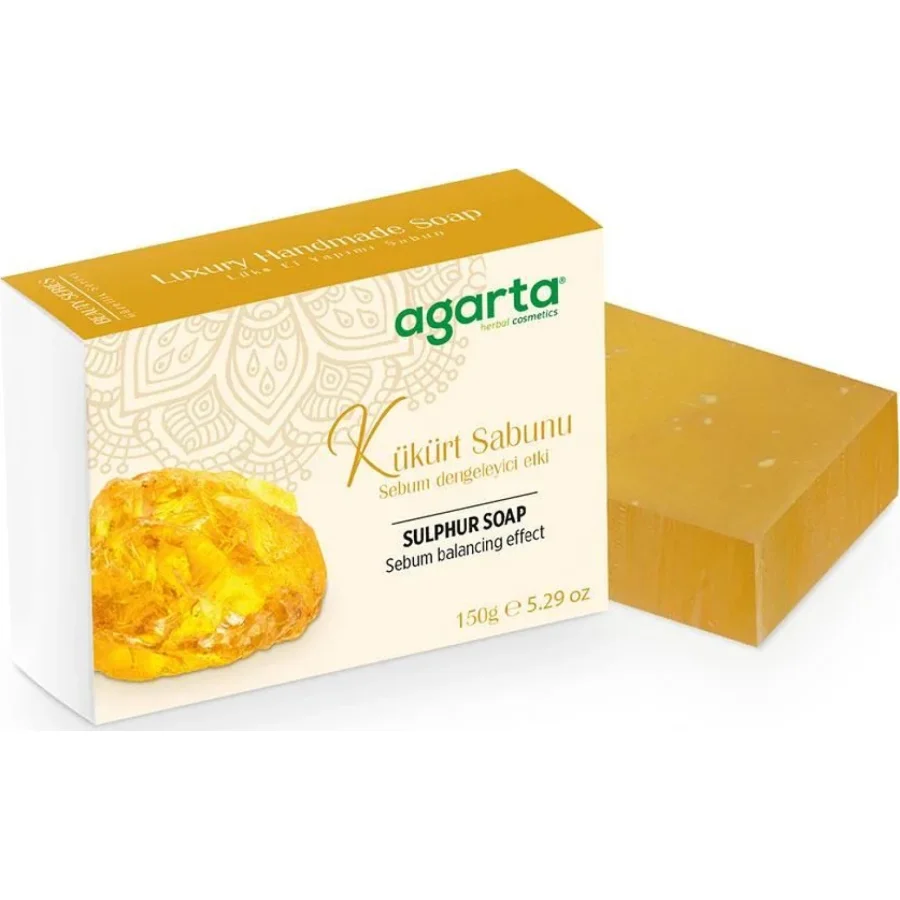 Agarta El Yapımı Güzellik Sabunu, 150 g, Kükürt