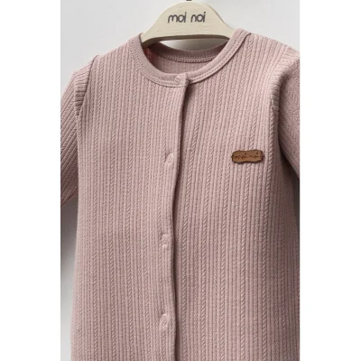 Moi Noi Şapkalı Tulum MNB1236 Mürdüm