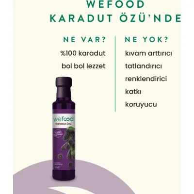 Wefood Karadut Özü, 335 g