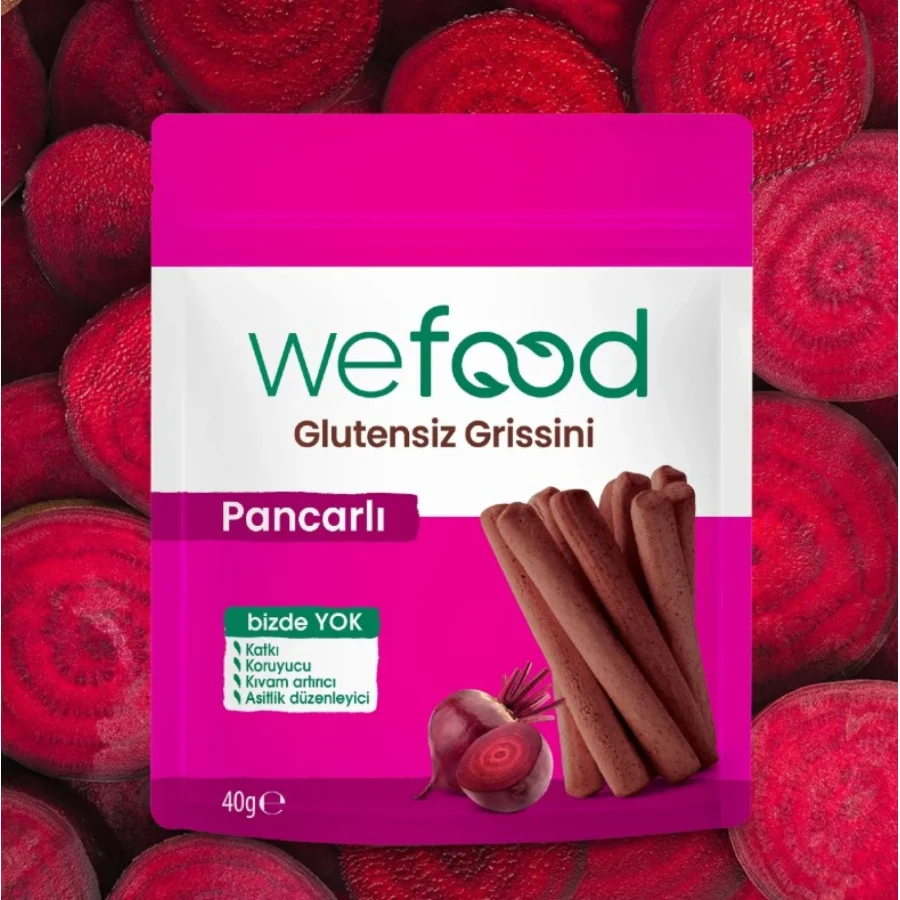 Wefood Kids Organik Pancarlı Grissini, 40 g