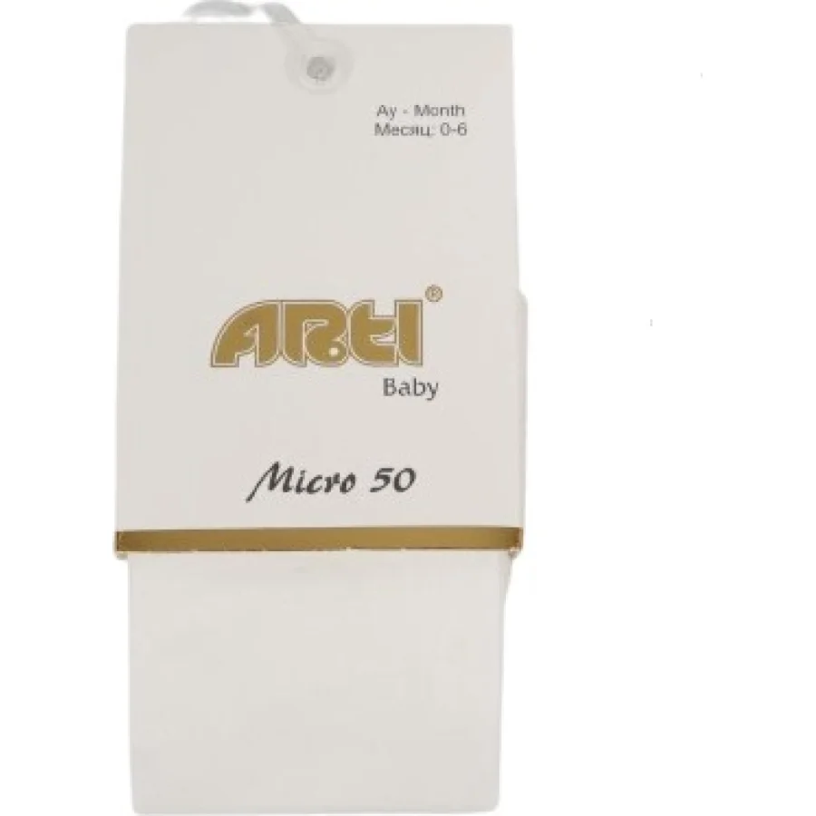 Artı Micro Külotlu Muz Çorap, Beyaz