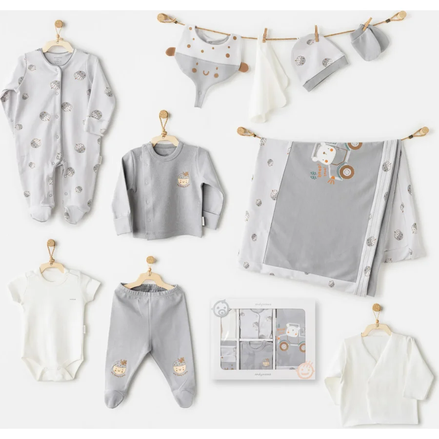 Andywawaw AC26101 Hello Autumn 10'lu Hastane Çıkışı Grey