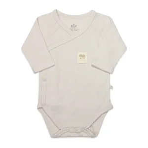 Bistyle Organic Modal Flying Balloons Uzun Kol Kruvaze Badi, Bej