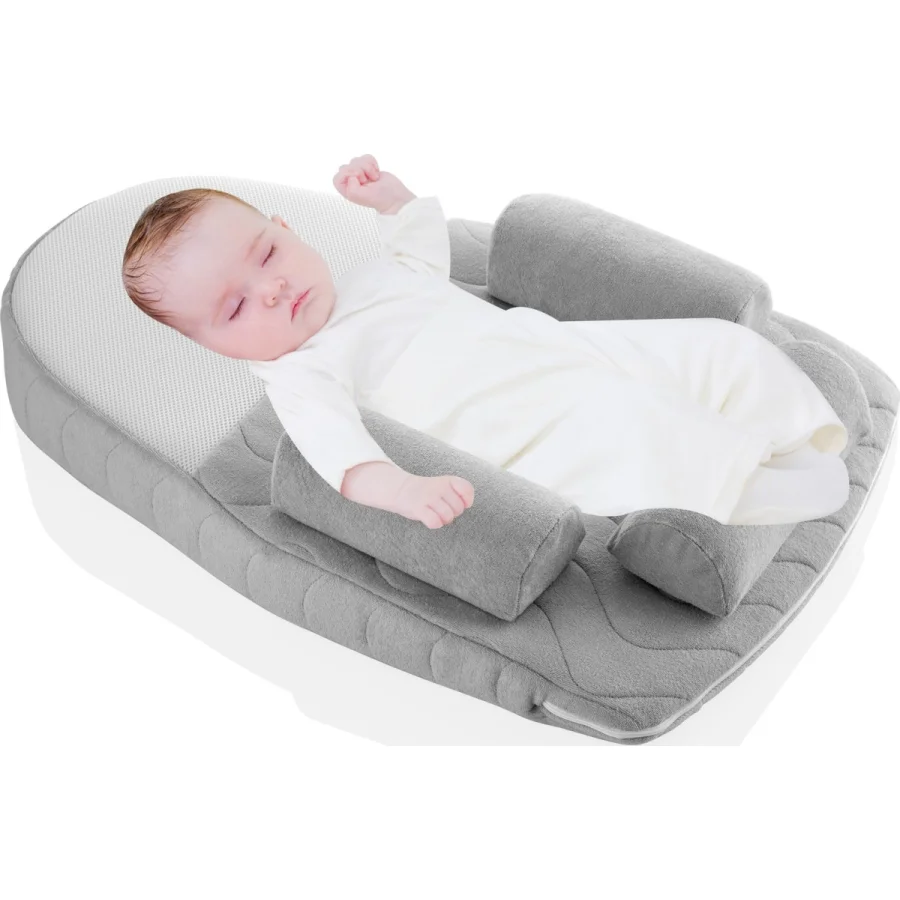 BabyJem Kiraz Çekirdekli Antikolik Uyku Yastığı, Air, Gri