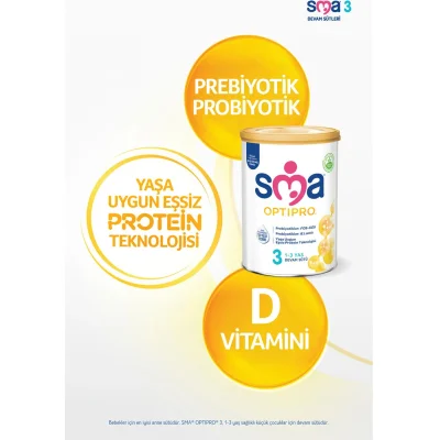 SMA Optipro 3 Probiyotik Devam Sütü, 400 g
