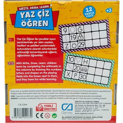 Games Yaz Çiz Öğren 5204