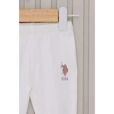 U.S Polo Bebek 3'Lü Takım USB2023 Krem