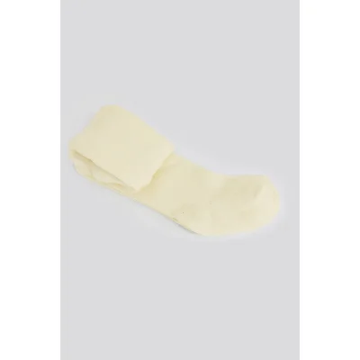 Bistyle Düz Külotlu Çorap, Tekli, Naturel