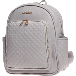 M&Y Dust Deri Anne Bebek Bakım Sırt Çantası, Gri