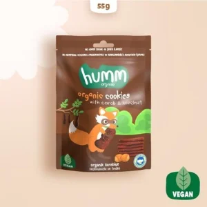 Humm Organik Vegan Kurabiye, 55 g, Keçiboynuzlu, Fındıklı
