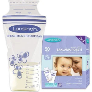 Lansinoh Anne Sütü Saklama Poşeti, 50 Adet