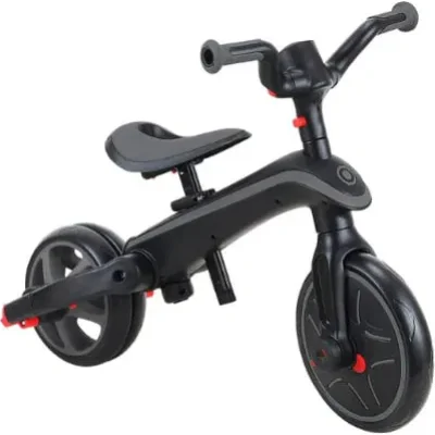 Globber Explorer 4in1 Katlanabilir Bisiklet Siyah Gri