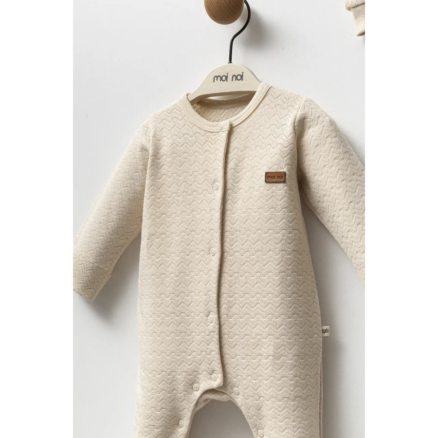 Moi Noi Şapkalı Tulum, Bej