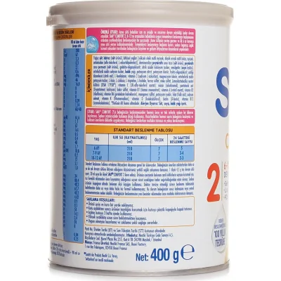 SMA Comfort 2 Devam Sütü 6-12 Ay, 400 g