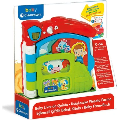 Baby Clementoni Eğlenceli Çiftlik Bebek Kitabı 17652