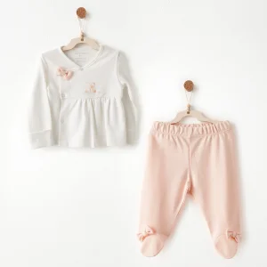 Andywawa  Little Swan Love Takım, 2'li, Somon