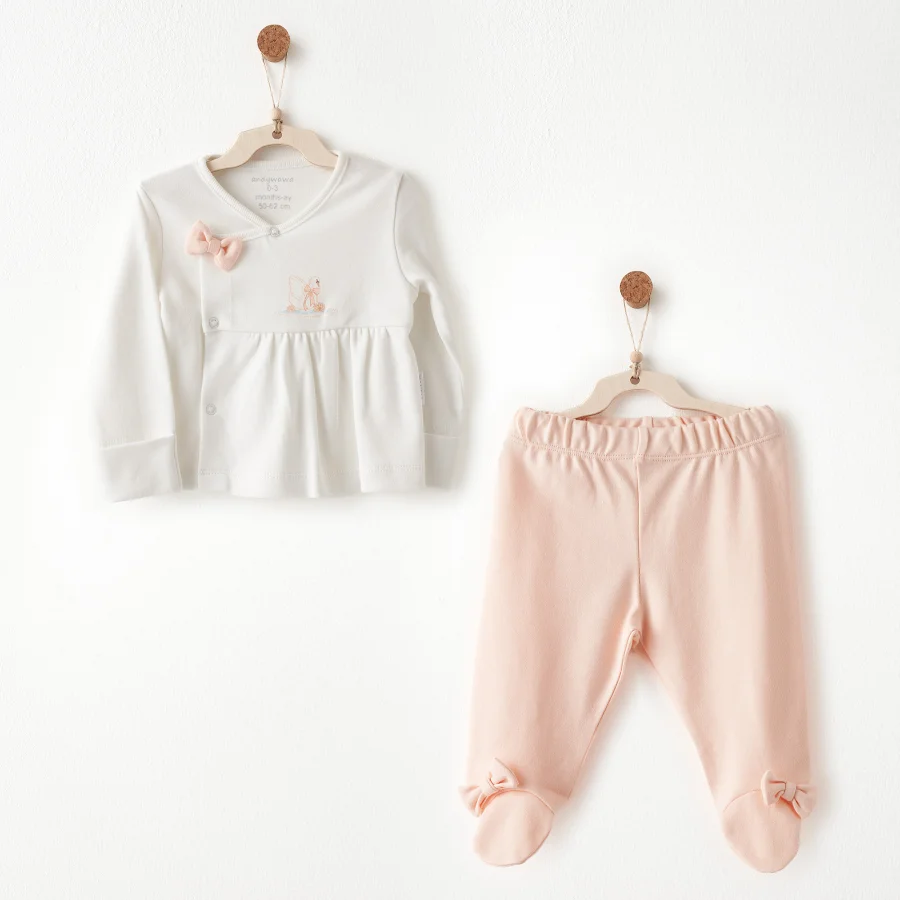 Andywawa  Little Swan Love Takım, 2'li, Somon