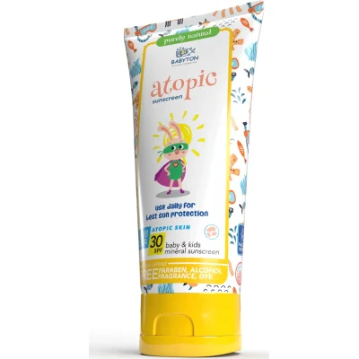 Babyton Atopik Ciltler İçin Güneş Koruyucu Krem 100 ml