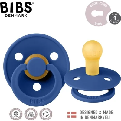 Bibs Colour Kauçuk Emzik 0-6 Ay Cornflower