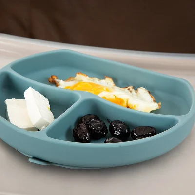 BabyJem Silikon Beslenme Seti, Kahve