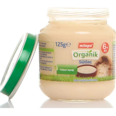 Milupa Organik Sütlaç Kavanoz Maması, 125g
