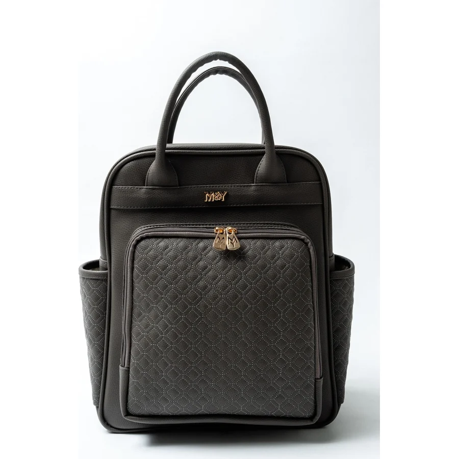 M&Y Mia Anne Bebek Bakım Sırt Çantası, Gri