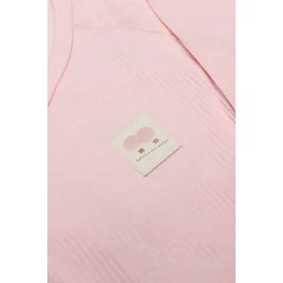 Bistyle Organic Modal Flying Balloons Kruvaze Uzun Kol Body, Pembe