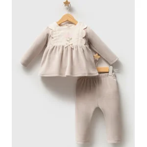 Tongs Baby Etamine Takım, 2'li, Gri