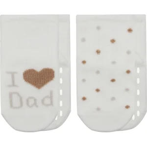 Bistyle Mom Dad Penye Kaymaz Soket Çorap, 2'li, Puan, Dad