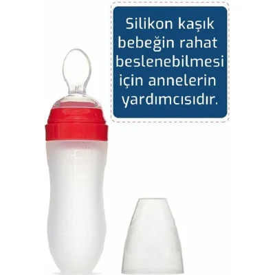 Bebedor Silikon Kaşıklı Biberon, 120 ml