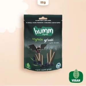 Humm Organik Vegan Grissini, 55 g, Zeytinli
