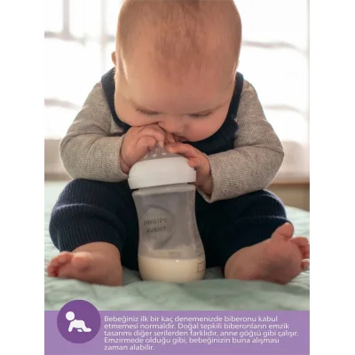 Philips Avent Doğal Tepkili Natural Response PP Biberon, 125 ml, 0+ Ay
