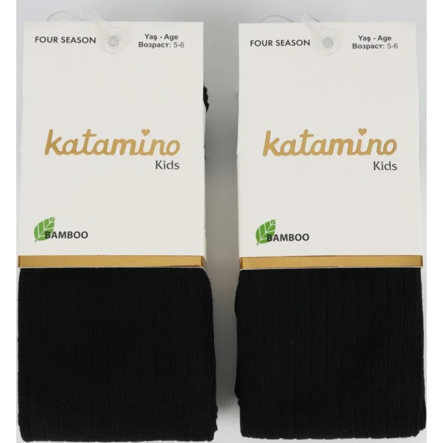 Katamino Beyza Kız Bambu Külotlu 1-5 Yaş, Siyah