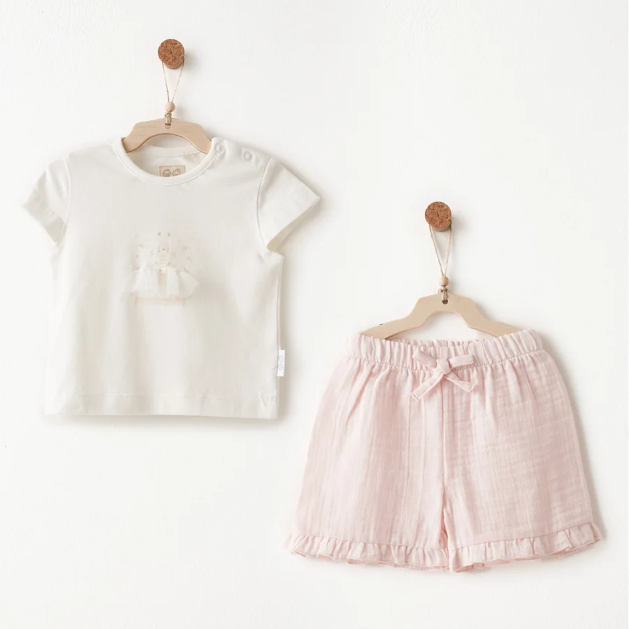 Andywawa Lovely Day Takım, 2'li, Ekru