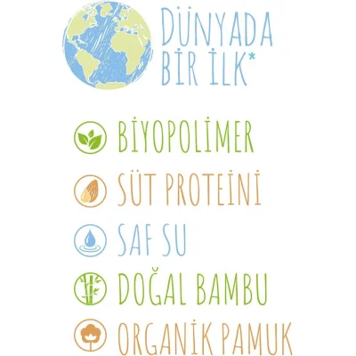 Sleepy Bio Natural Islak Havlu Mendil, 120 Yaprak