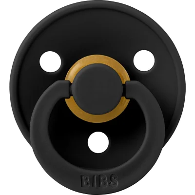 Bibs Colour Kauçuk Emzik, 0-6 Ay, Black