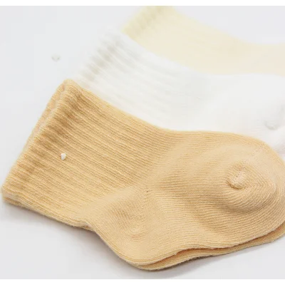 Bistyle Little Love Girl 3'lü Penye Soket Çorap 10137 Somon