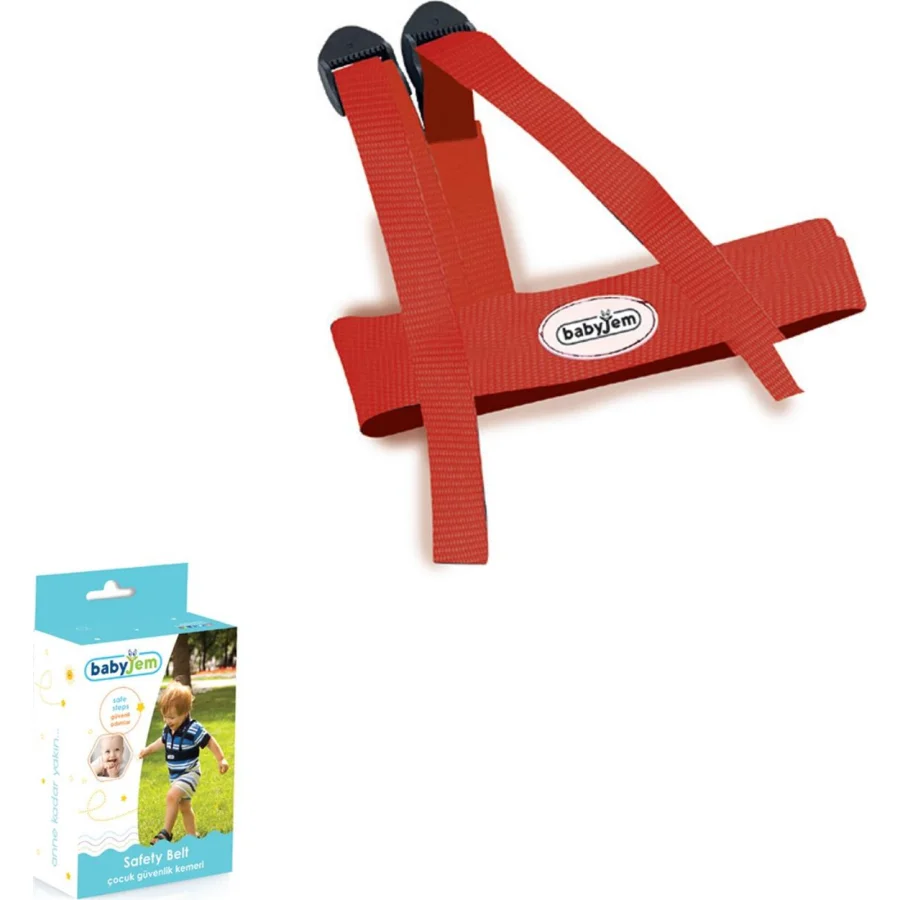 BabyJem Çocuk Güvenlik Kemeri, Kırmızı
