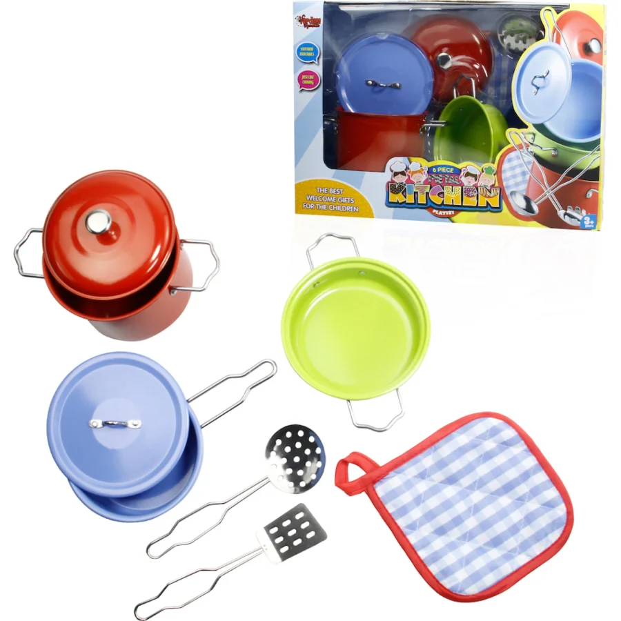 Vardem 8 parça Emaye Tencere 1818