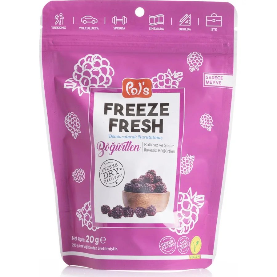 Pol’s Freeze Fresh Böğürtlen, 20 g