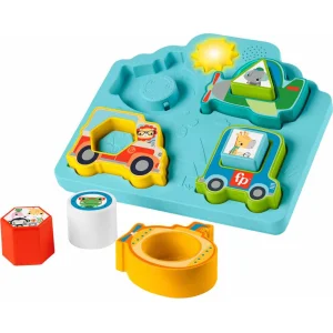 Fisher Price Sesli ve Işıklı Arabalar Puzzle HRP31