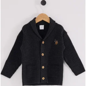 U.S. Polo Assn Bebek Hırka, Antrasit, Melanj