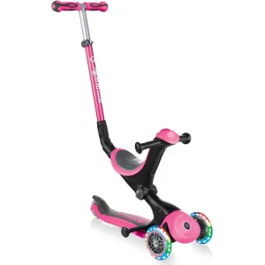 Globber Go Up Deluxe Scooter (Işıklı) Pembe