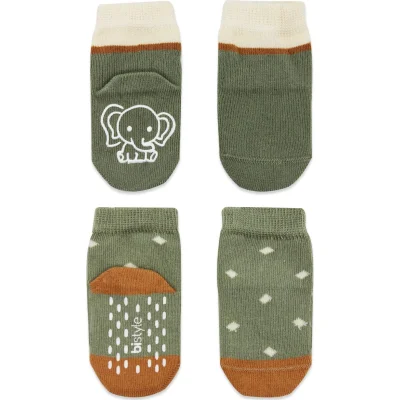 Bistyle Hayvan Figür Kaymaz Kız Soket Çorap, 2'li, Nil