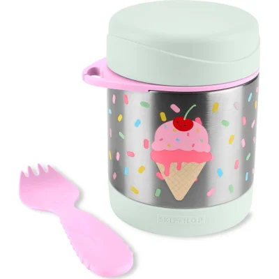 Skip Hop Zoo Paslanmaz Çelik Termos, 325 ml, Dondurma