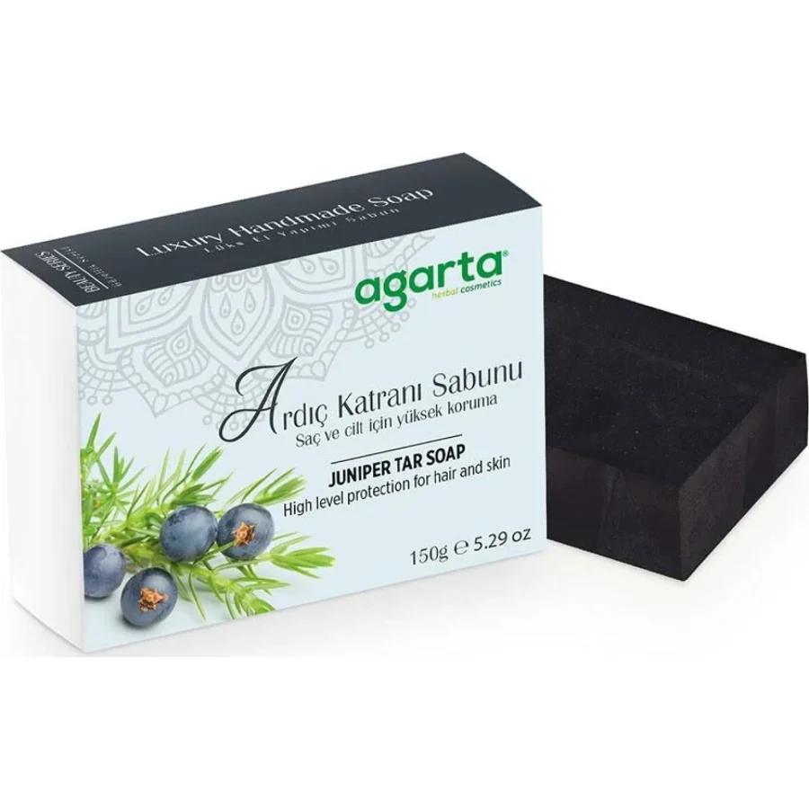 Agarta El Yapımı Güzellik Sabunu, 150 g, Ardıç Katranı